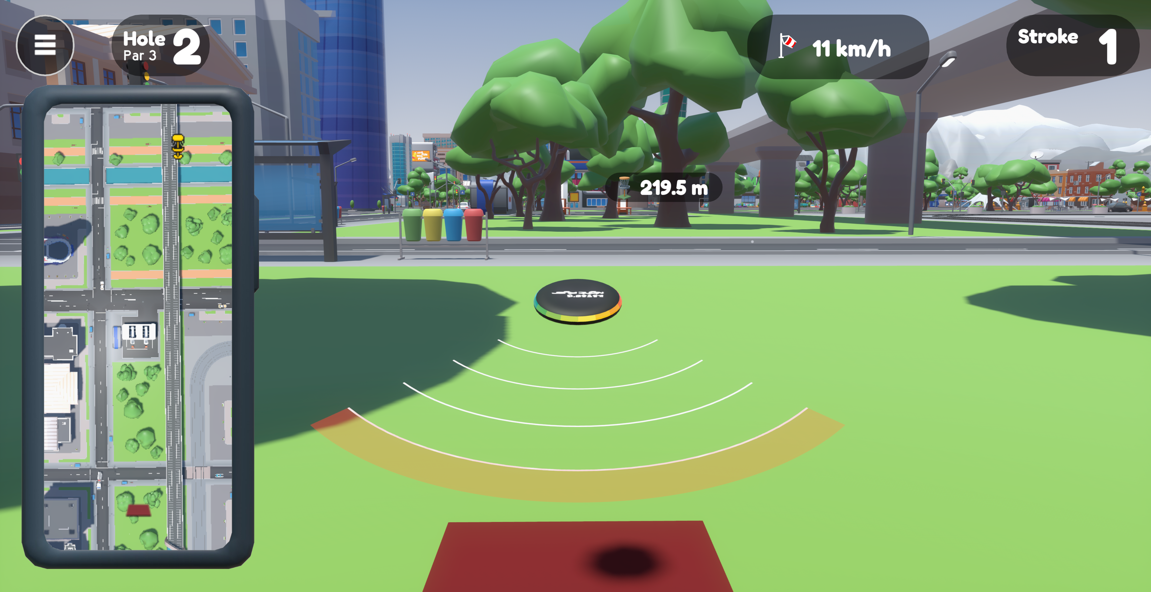 Disc Golf City Screenshot 1